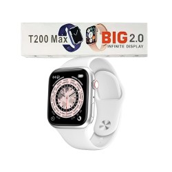 Smartwatch T200 Max 44mm Outdoor Running Tracker BT Call ECG Heart Rate Monitor White Smartwatch T200 Max 44mm Outdoor Running Tracker BT Call ECG Heart Rate Monitor White